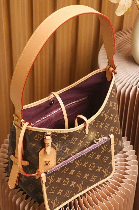 Shop Louis Vuitton Monogram Casual Style Canvas 2WAY Plain Leather Party  Style (SAC CARRYALL PM, M46203) by Mikrie