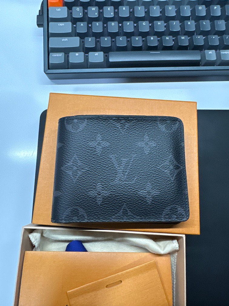 Louis Vuitton Grey Galaxy Monogram Canvas Multiple Bifold Wallet