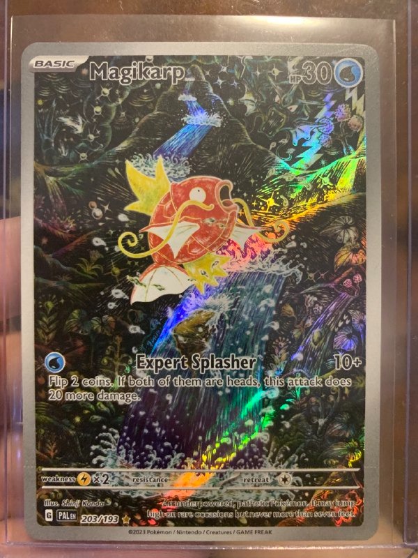 Magikarp AR 203/193 Paldea Evolved, Hobbies & Toys, Toys & Games on ...