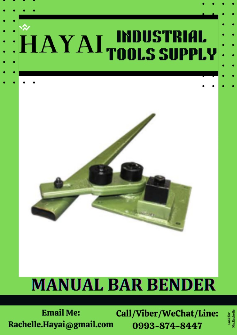 MANUAL BAR BENDER, Commercial & Industrial, Industrial Equipment on