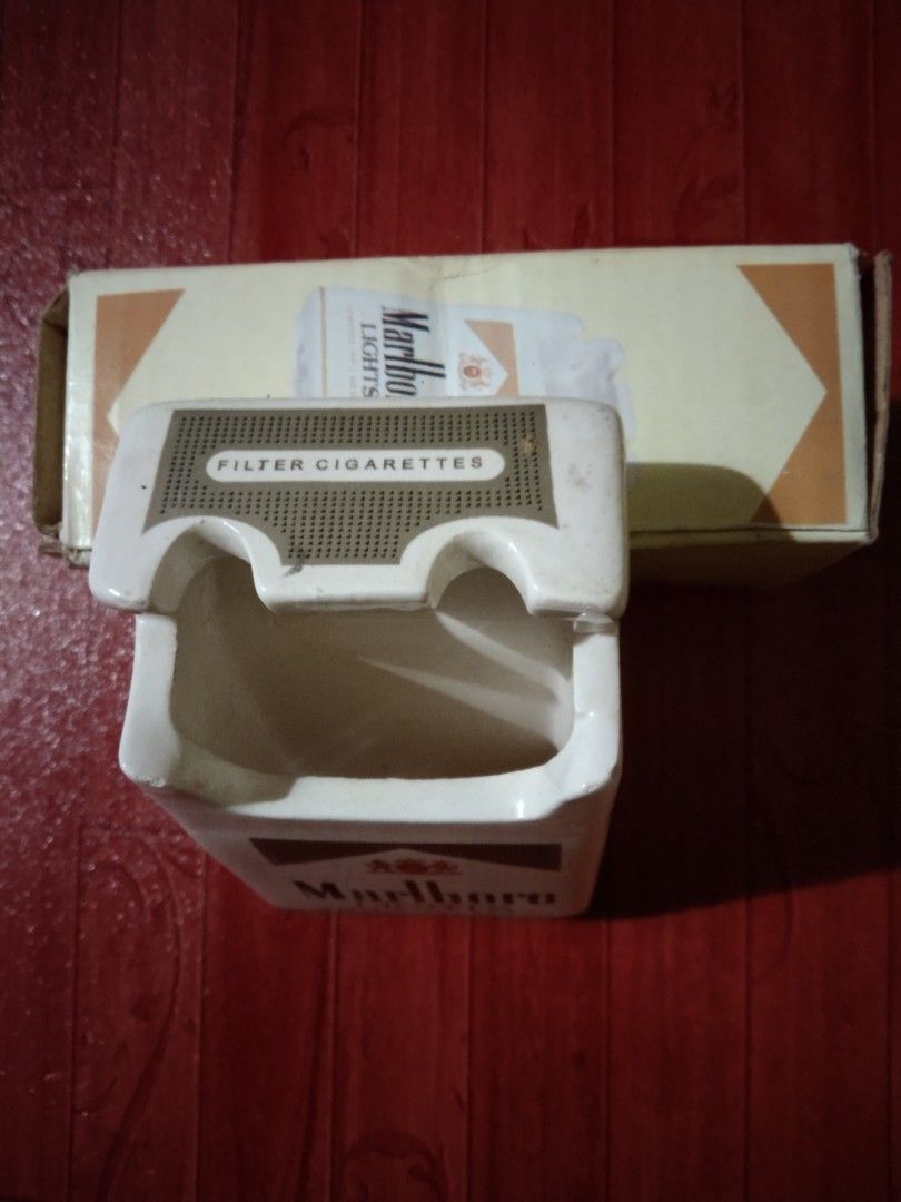 Marlboro Ashtray, Furniture & Home Living, Home Decor, Other Home Decor