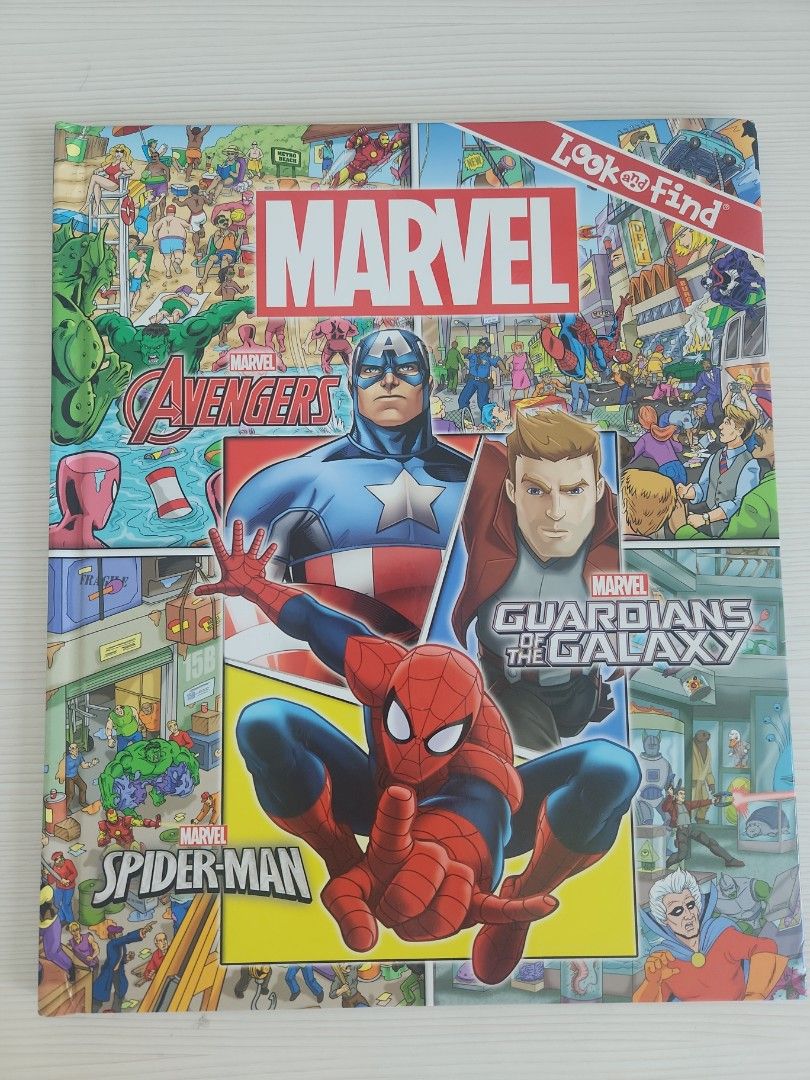 Carousell　Toys,　Guardians　Books　Galaxy　of　Hobbies　the　Books　Look　Children's　and　Find,　Magazines,　on　Marvel　Avengers