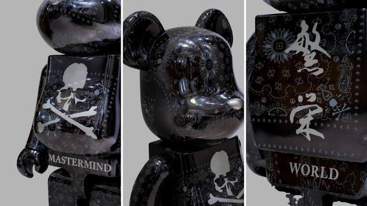 Mastermind Japan World MMJ MMW BANDANA BEARBRICK BE@rbrick