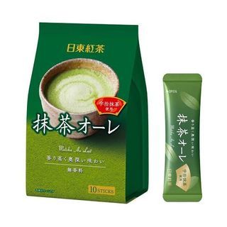 Matcha Au Lait NITTO KOCHA 10 sachet green tea latte powdered drink