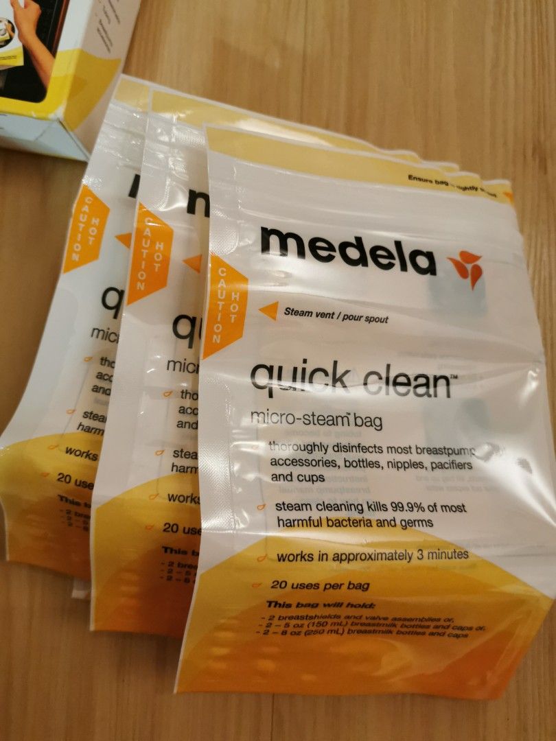 Medela Quick-Clean Micro-Steam Bags--5 Pack