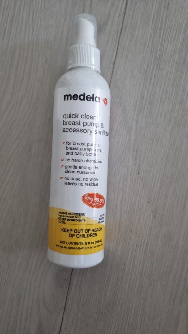 Medela Quick Clean Breast Pump & Accessory Sanitizer - 8 fl oz