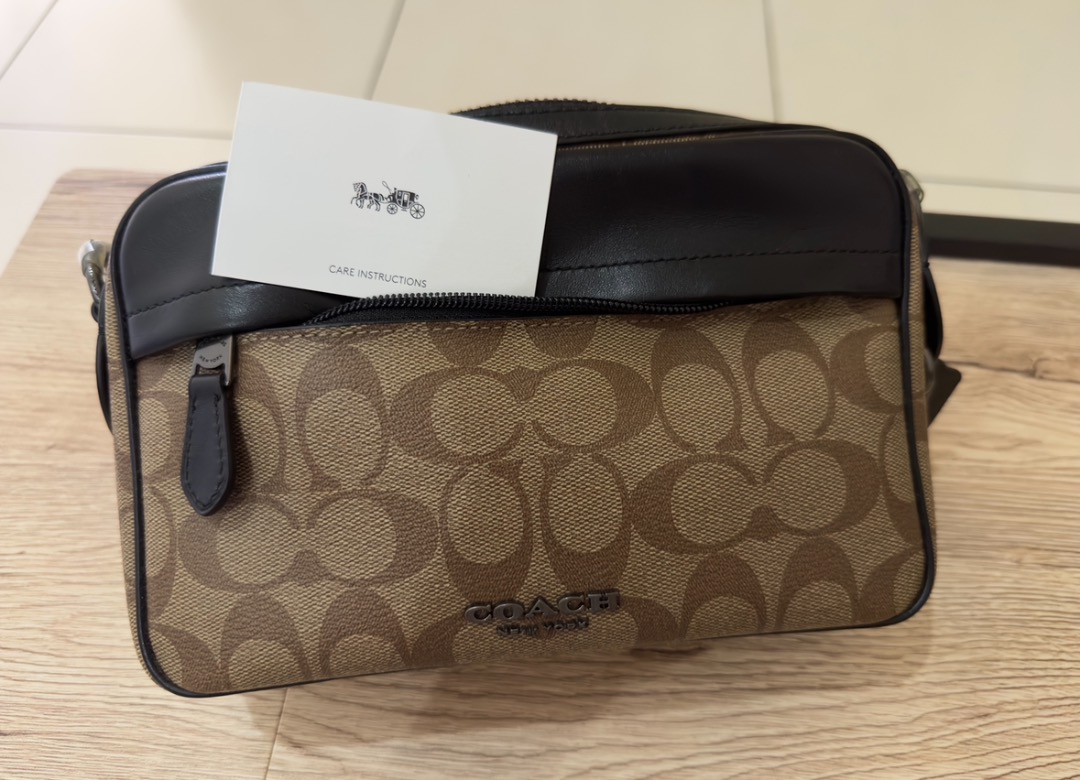 Men Coach cross shoulder bag, Men's Fashion, Bags, Sling Bags on Carousell