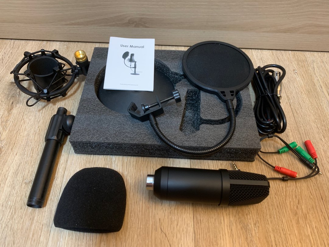 Microphone condenser, Audio, Microphones on Carousell