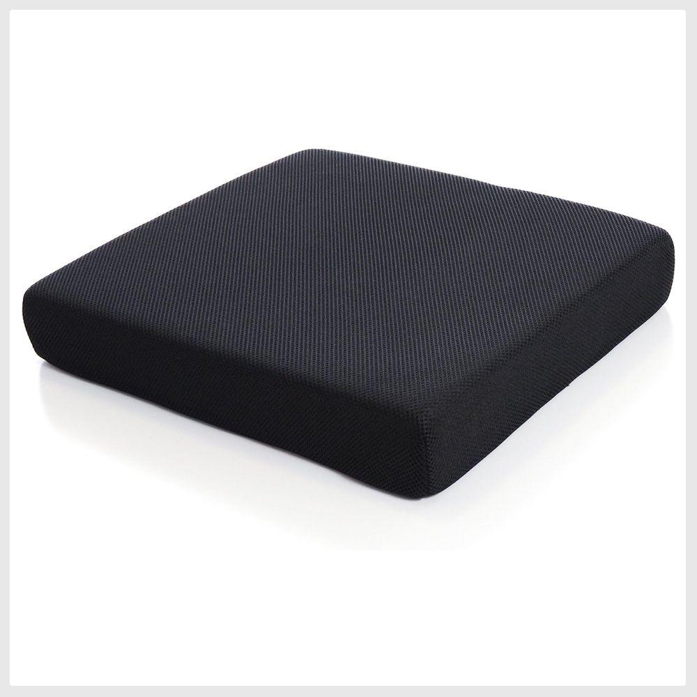 Milliard Memory Foam Seat Cushion Chair Pad 18 x 16 x 3in. with Washable  Cover, for Relief and Comfort