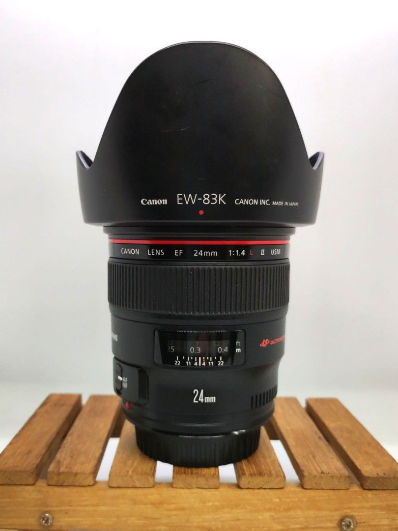 Canon EF 24-105mm F4L IS II USM vs Canon EF 24mm f1.4L II USM Detailed Lens Comparison