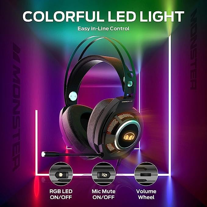 Monster 7.1 gaming headset sales
