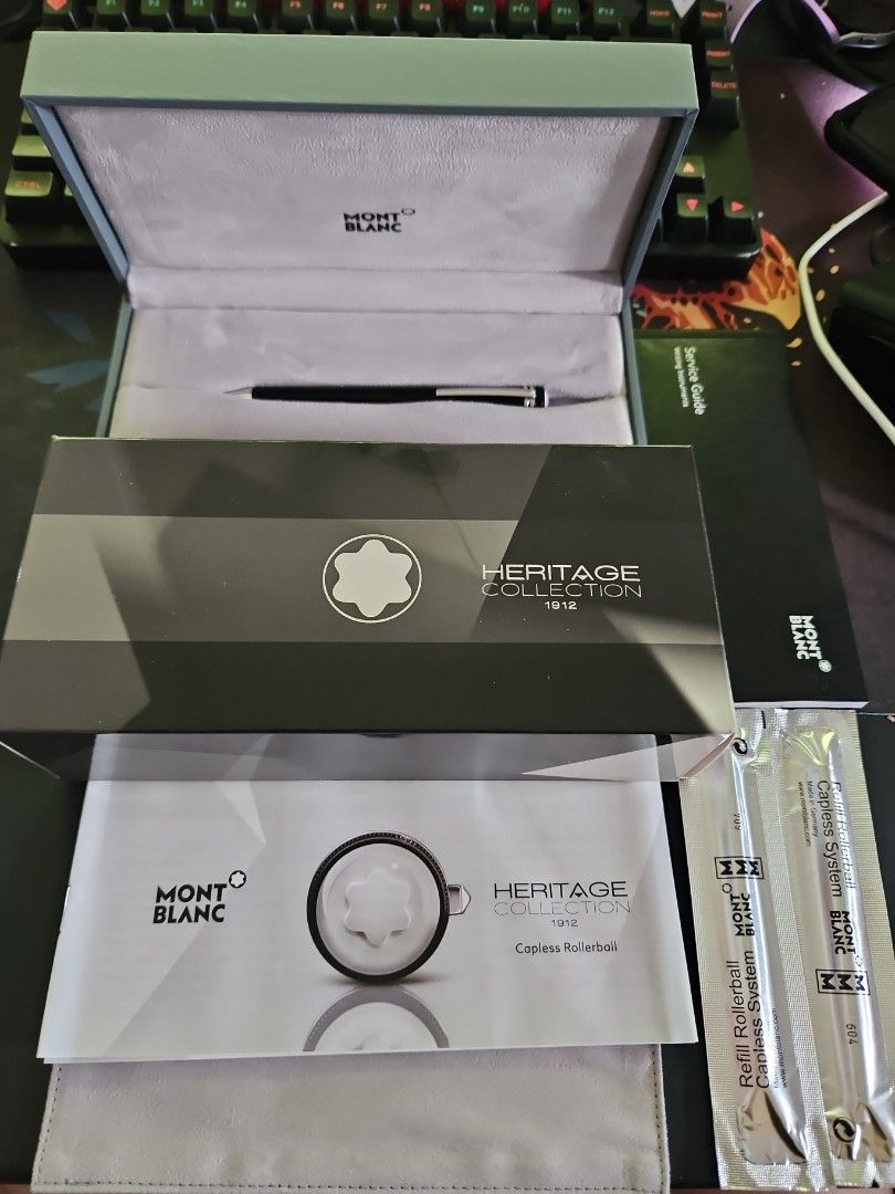 Montblanc heritage collection 1912 capless rollerball discount