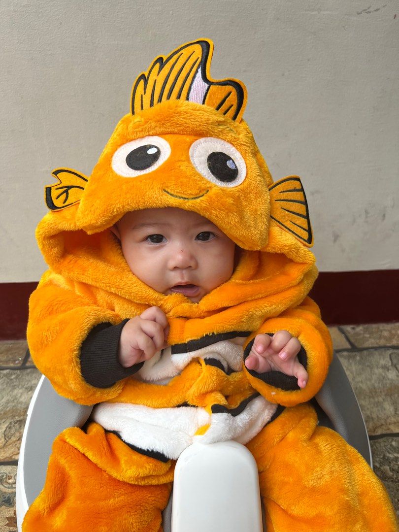 Nemo Baby Costume 0 12 months milestone photoshoot