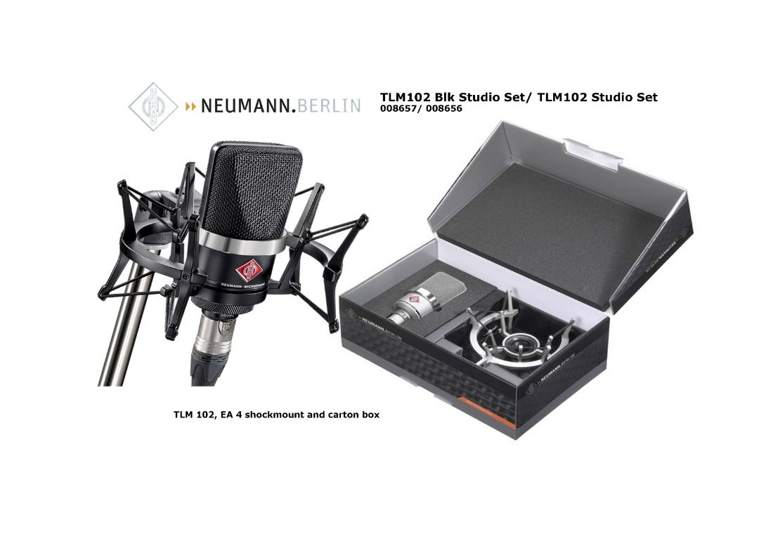 新品未使用 Neumann TLM102 スタジオセット 【公式通販】
