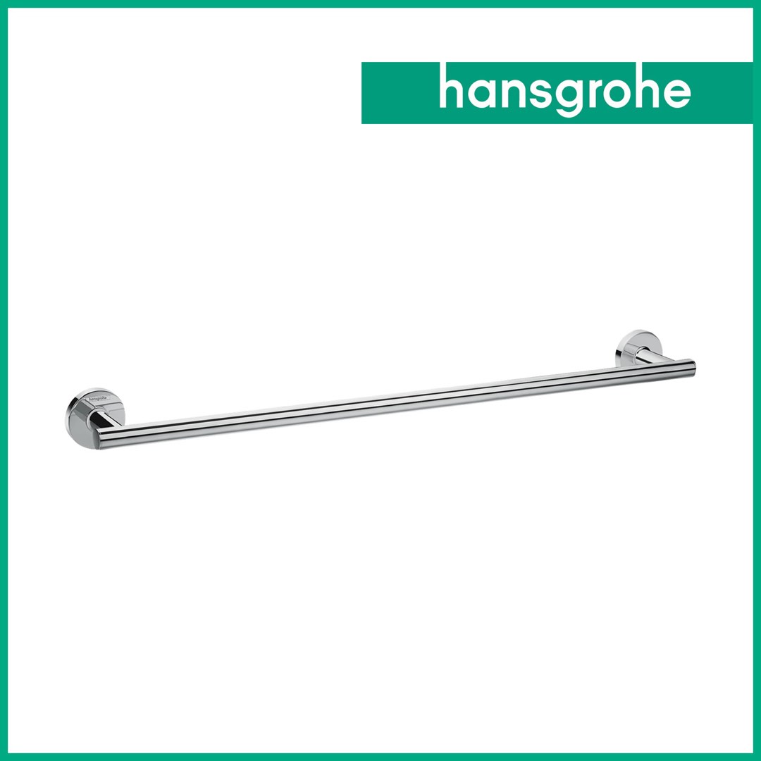 Hansgrohe Logis Universal Handtuchablage 41720000 chrom, Länge 600mm, Messing, mit Handtuchhalter