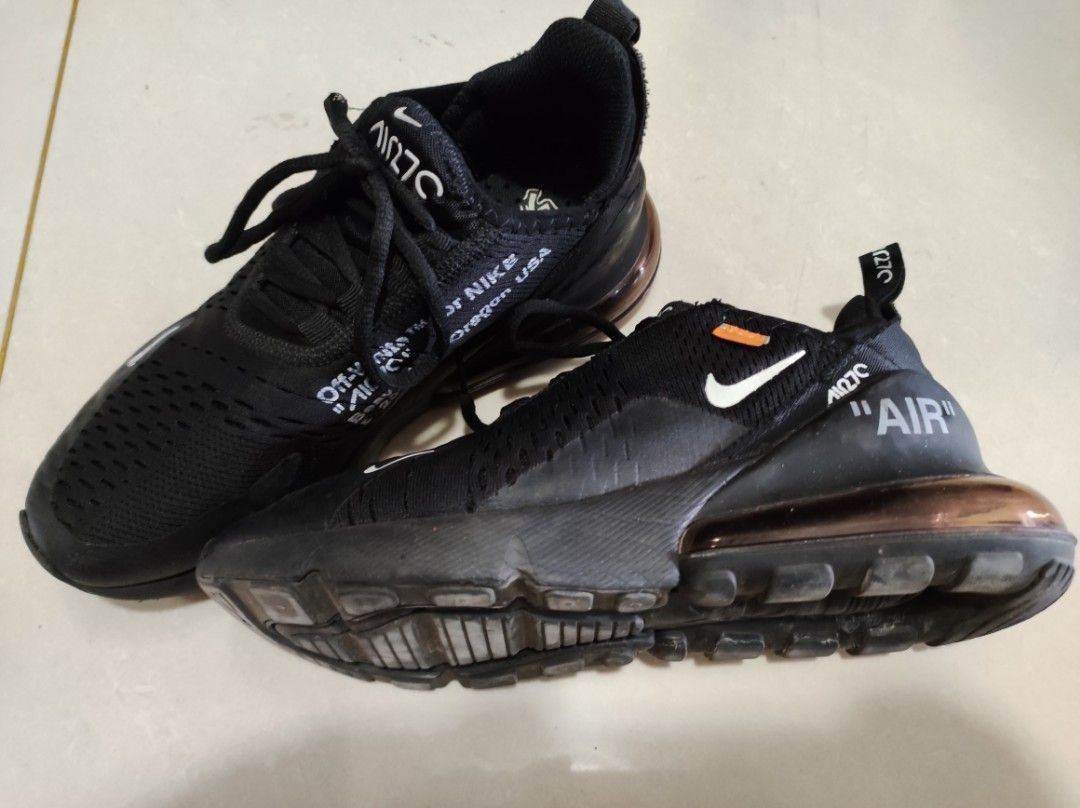 Off white x air shop max 270 triple black