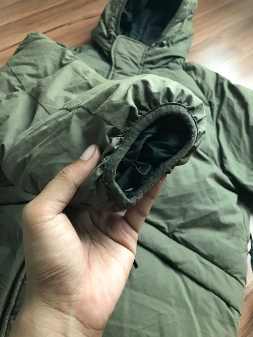 Green nike store puffer jacket