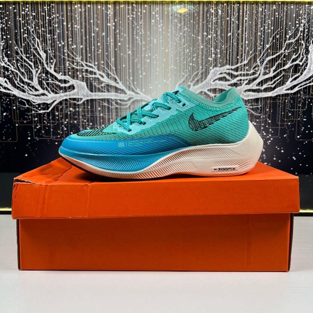 Nike ZoomX Vaporfly Next% 2 二代Teal Blue 藍綠, 女裝, 鞋, 波鞋