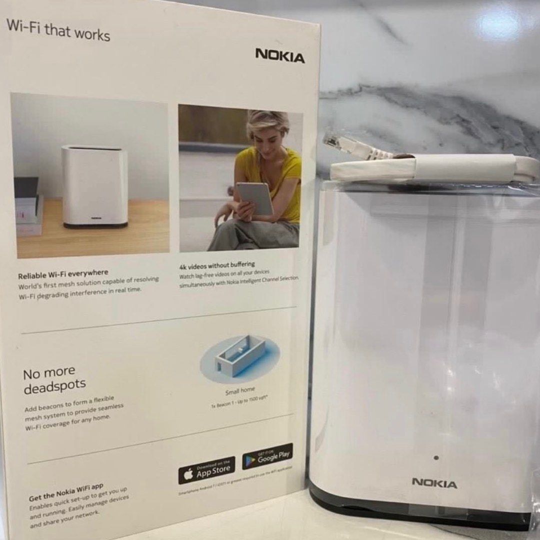 Nokia WiFi Beacon 1 Router, Computers & Tech, Parts & Accessories ...