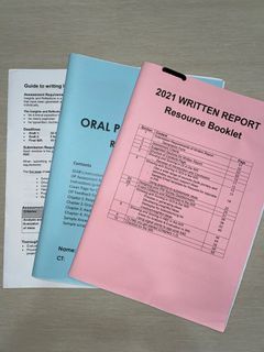 NYJC PW Project Work Resource Booklets