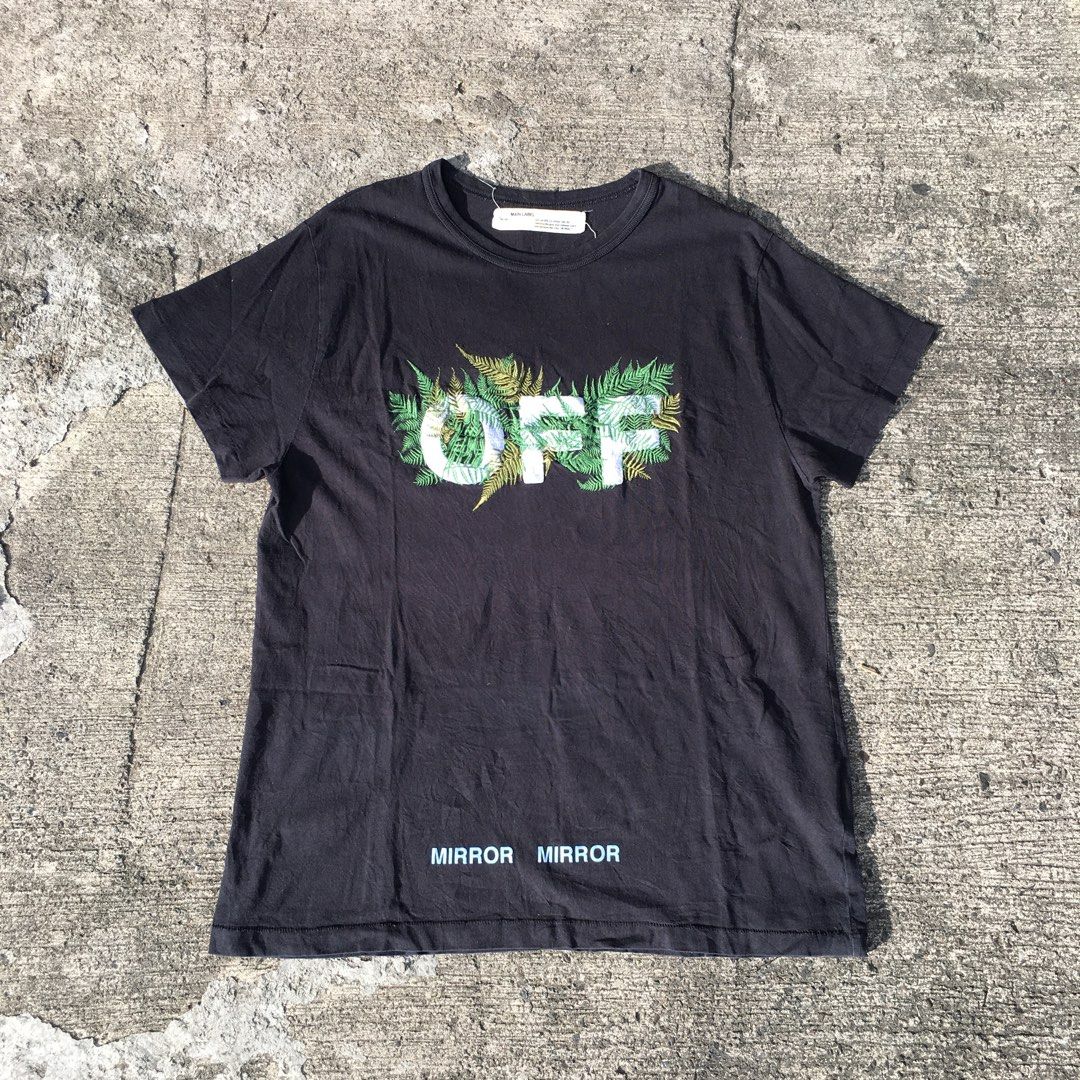Off white hot sale fern tee