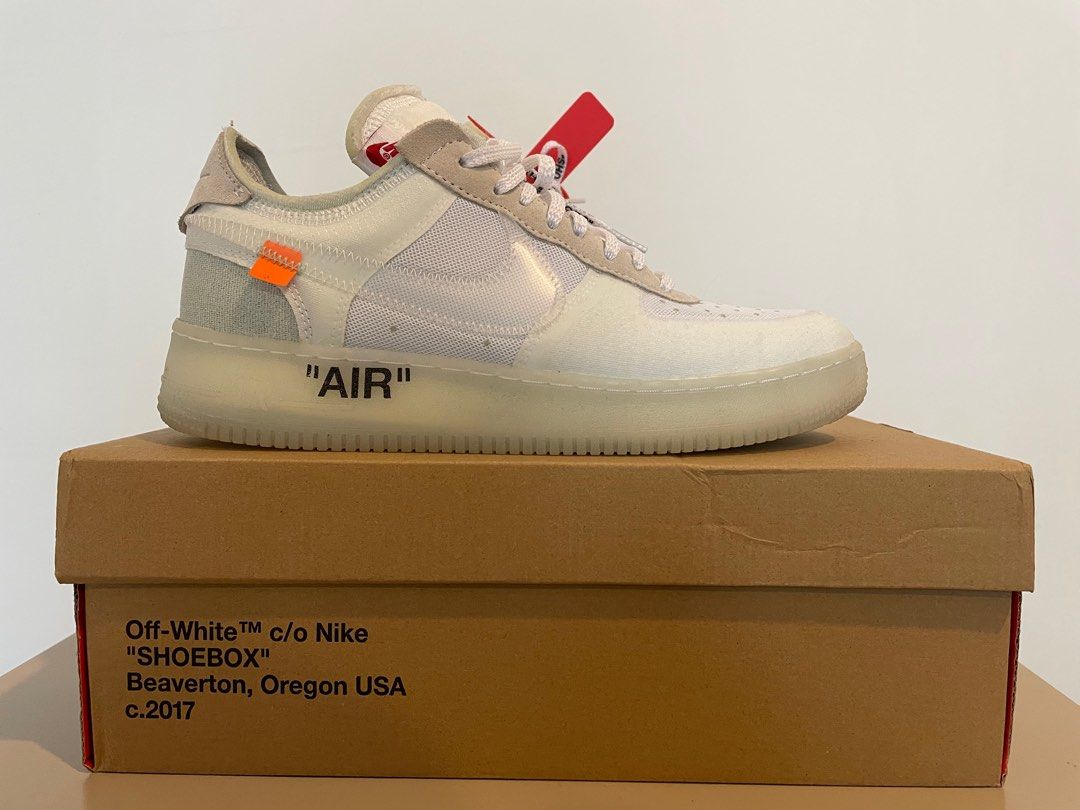 Off white nike top shoebox