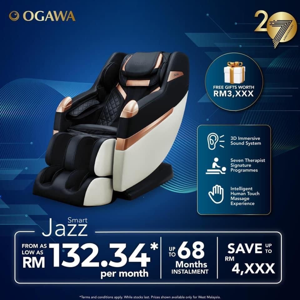 Ogawa Special Promo kerusi urut ogawa Health Nutrition Massage