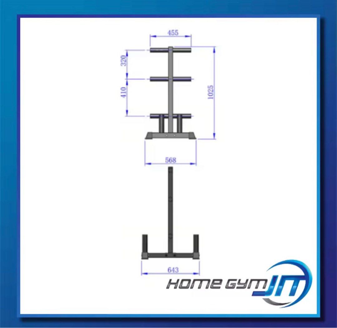 OLYMPIC PLATES AND BAR RACK, Sports Equipment, Other Sports Equipment ...