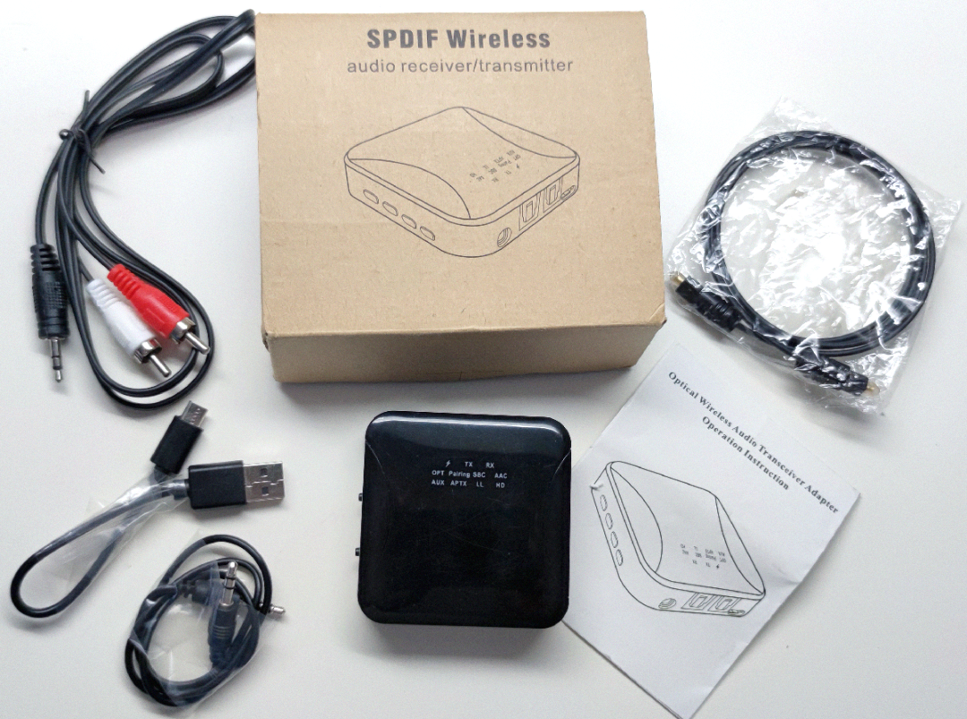 Optical SPDIF Bluetooth Wireless Audio Receiver / Transmitter (Pre ...