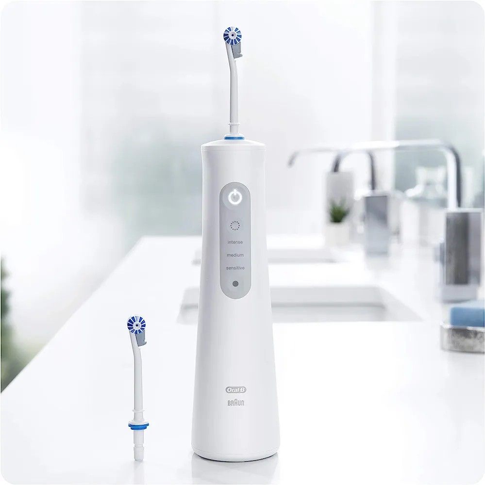 OralB Aquacare 4 Water Flosser Cordless Irrigator, Featuring Oxyjet