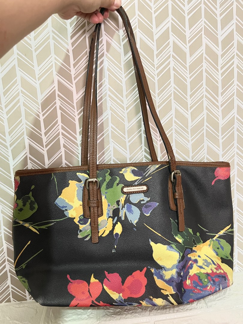 Original Dana Buchman Floral Tote bag, Women's Fashion, Bags & Wallets ...
