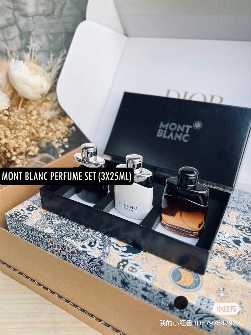 Original Mont Blanc Perfume Set (3X25ML), Beauty & Personal Care