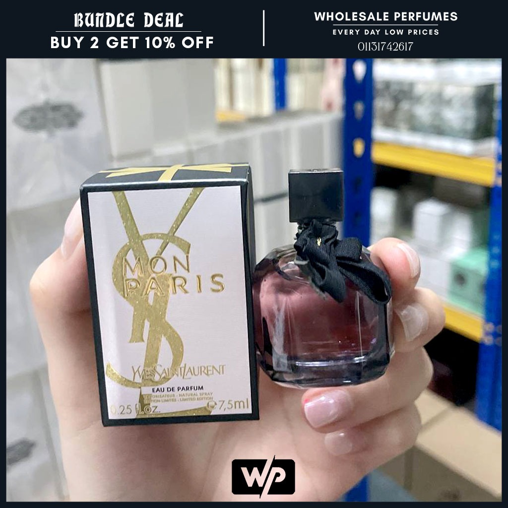 ORIGINAL YSL MON PARIS EDP 7.5ML LIMITED EDITION FOR UNISEX