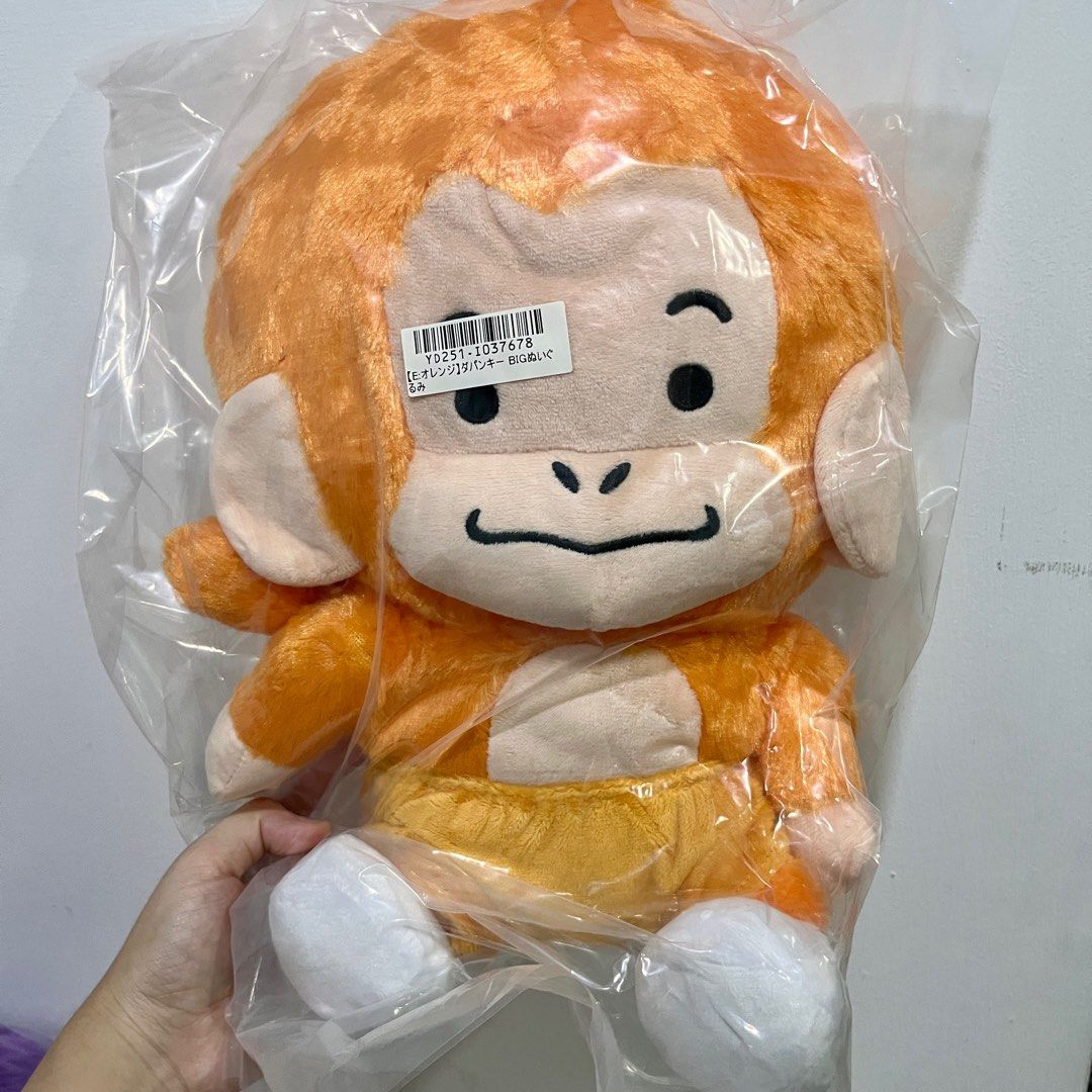 Orange monkey stuffed clearance animal