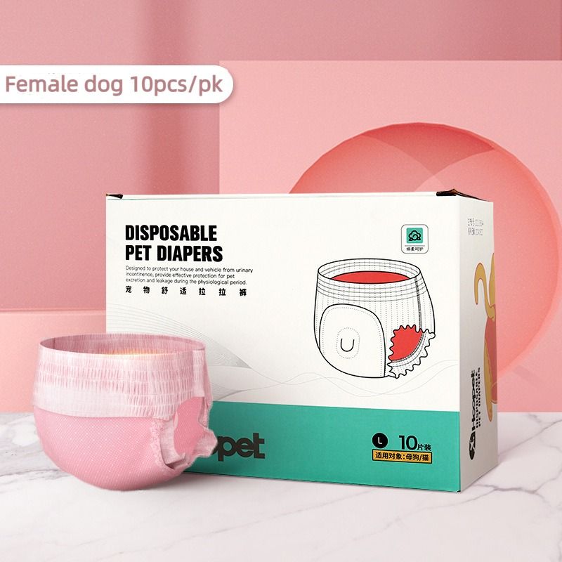 PetCare Disposable Dog Diapers Sanitary Pants for Female Dogs