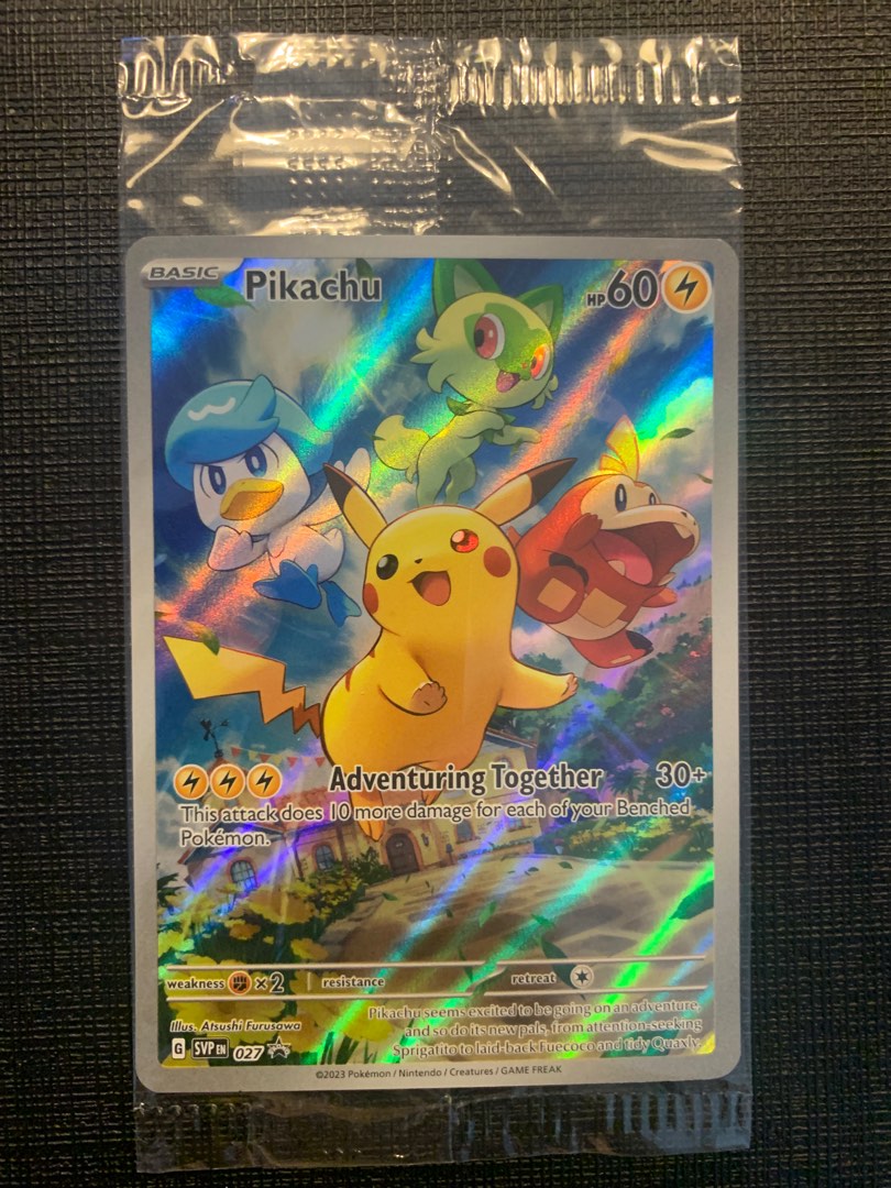 Pikachu Card Value Pokémon TCG Pkachu SVP Black Star Promos