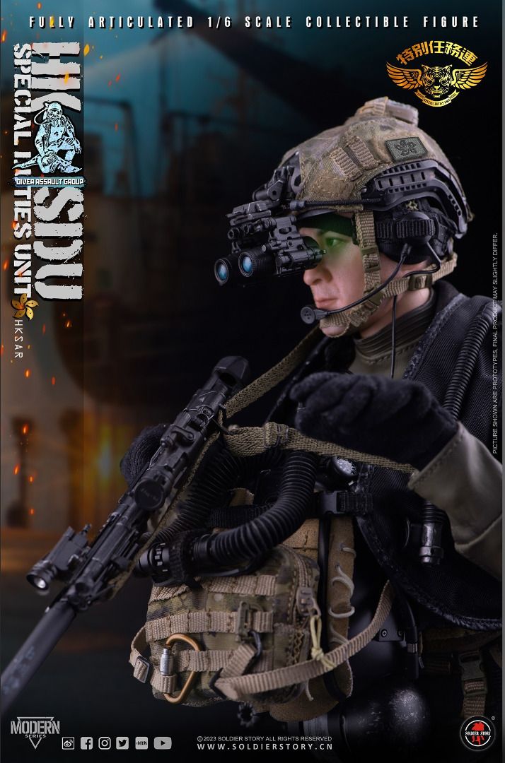 L1【全新現貨In Stock】 1/6 Soldier story 中國香港特別任務連