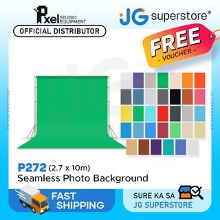 Pxel P272 2.7 x 10m Seamless Solid Color Paper Photo Background Backdrop for Professional Superior Savage Studio Photography (34 Colors) | JG Superstore