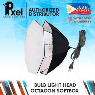 Pxel SB-1B-60 Octagon 1 bulb light head,Softbox Continuous lighting with 1 bulb holders, Photography Octagonal  | JG Superstore