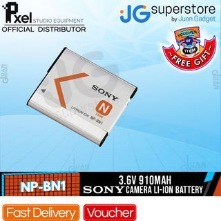 Pxel Sony NP-BN1 NPBN1 Rechargeable Lithium-ion Battery Pack 3.6V 920mAh for Select Sony Cyber-Shot Cameras | JG Superstore
