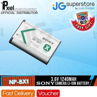 Pxel Sony NP-BX1 InfoLithium Rechargeable 3.6V 1240mAh Battery Pack for Select Sony Cyber-Shot Cameras |  NP-BX1 Replacement | JG Superstore