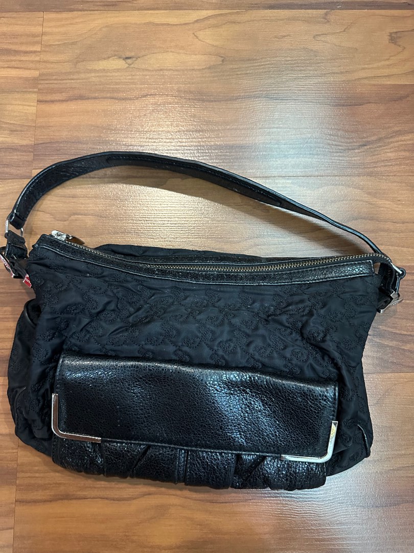 Calvin Klein Kiara Monogram Faux Leather Crossbody Bag on SALE