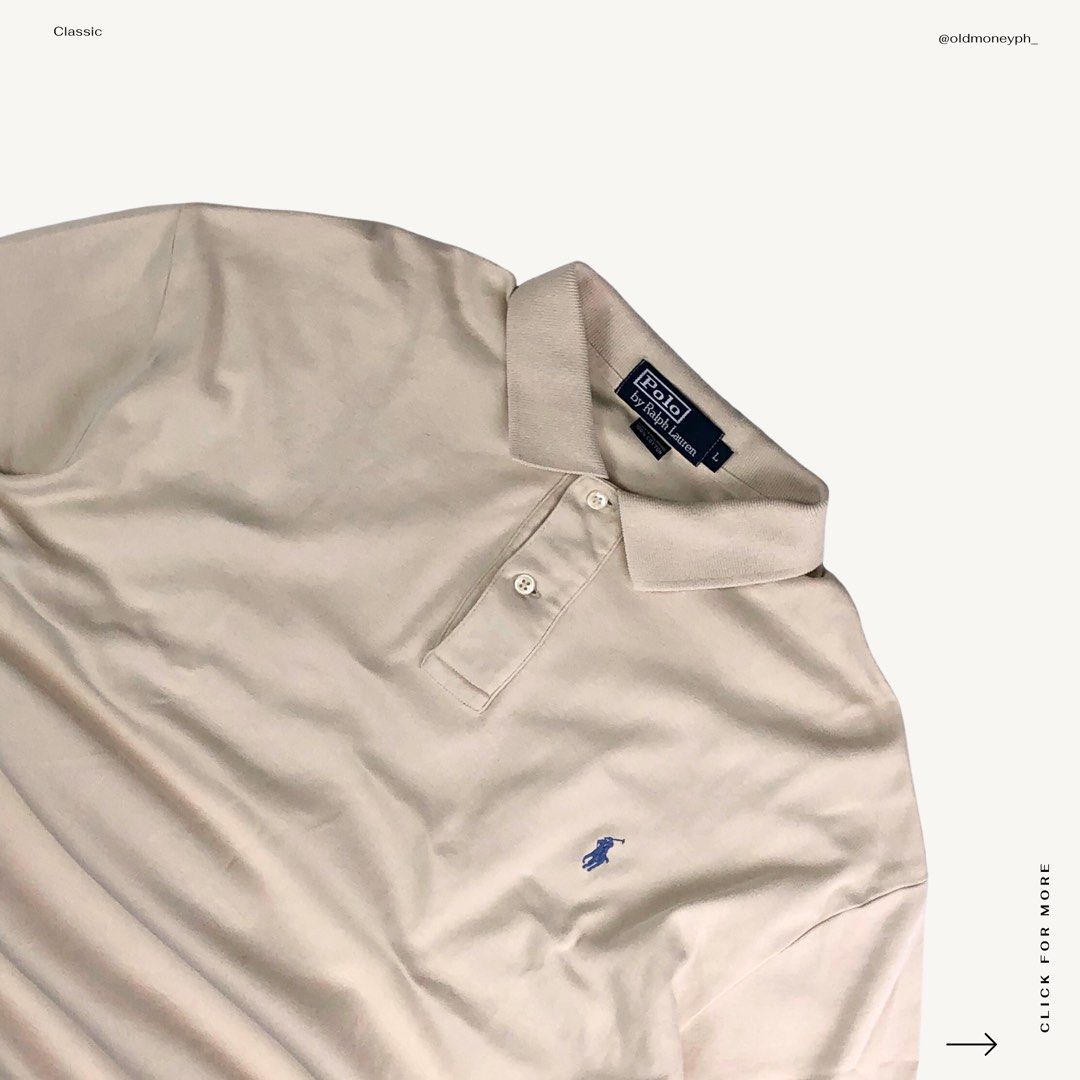 POLO RALPH LAUREN polo shirt cream