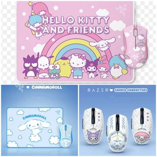 thecoopidea sanrio keyboard & mouse (hello kitty, little twin stars ...