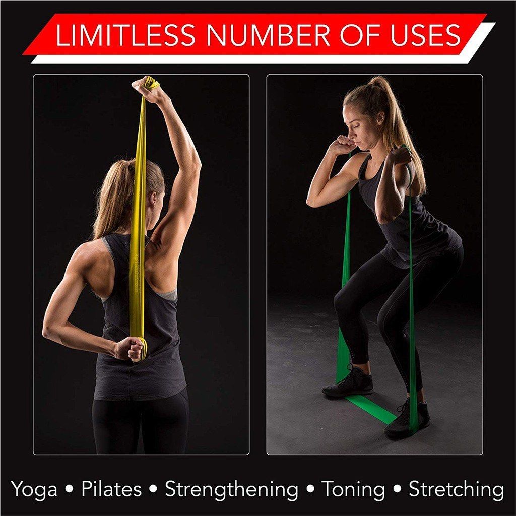  Tumaz Stretching Strap - 10 Loops & Non-Elastic Yoga