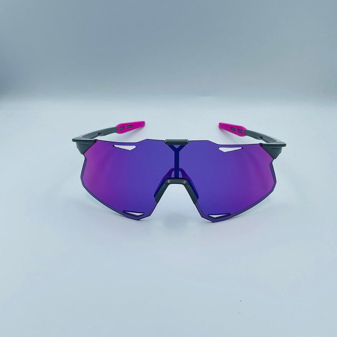 Ride 100% Hypercraft Gloss Light Grey - Purple Multilayer Mirror + Clear lens (Category: Sunglasses & Eyewear) located in Singapore. Submitted by gearoutfitters (Listing ID 1241120115, Image 3). Description: CHEAPEST ON CAROUSELL Free delivery! Brand new in original box 100% Authentic Ride 100% Hypercraft Frame: Gloss Light Grey Lens 1: Purple Multilayer Mirror Lens (33% VLT) Lens 2: Clear (93% VLT - for night cycling) Fit: Asian and Standard (co