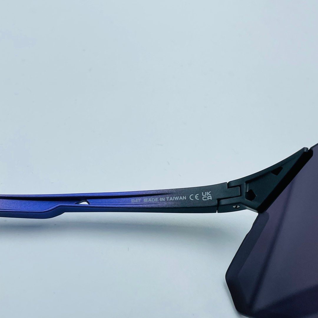 Ride 100% Hypercraft XS Matte Metallic Digital Bright - Dark Purple + Clear  lens