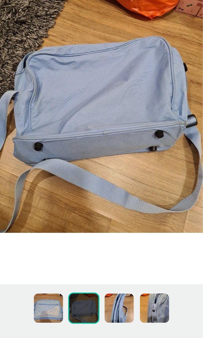 Roxy messenger bag in baby blue Women s Fashion Bags Wallets