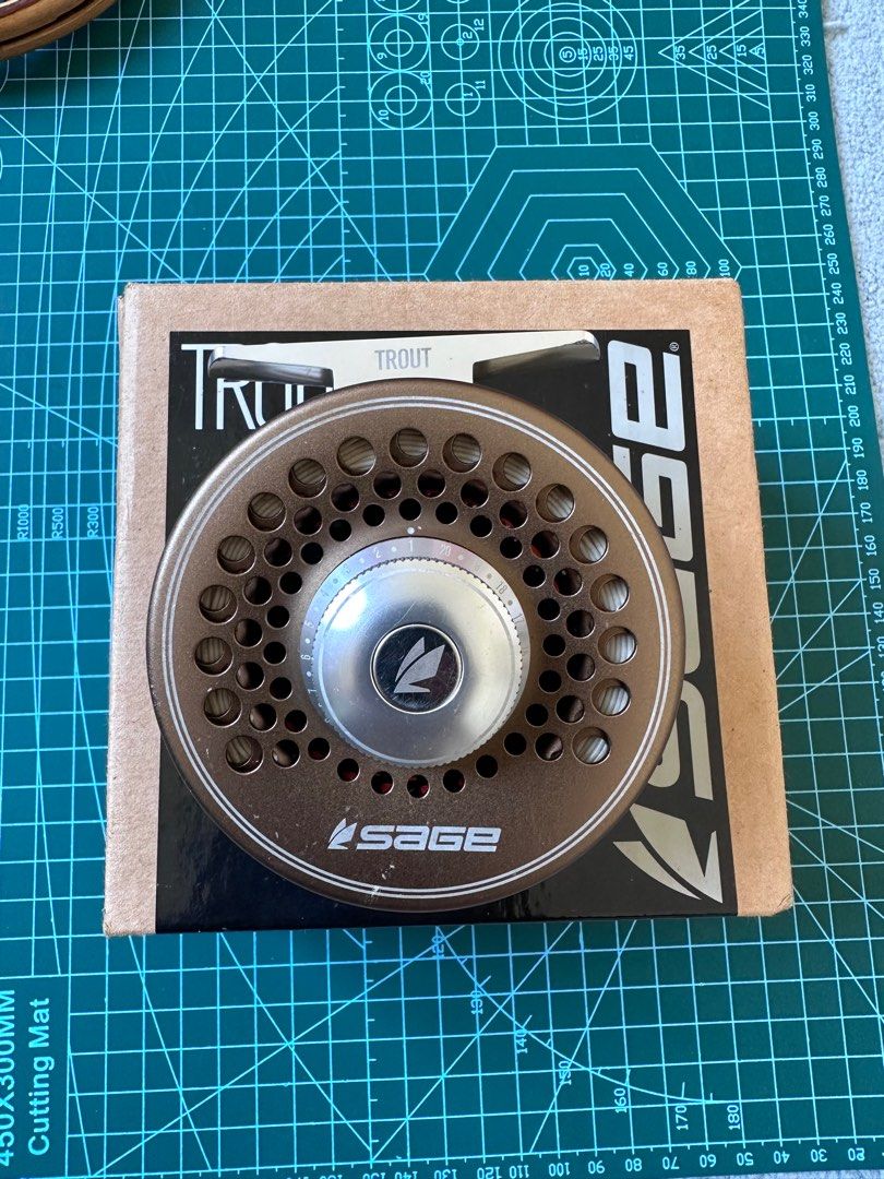 Sage Fly fishing reel - Sage trout Wt3/4, Sports Equipment, Fishing on  Carousell