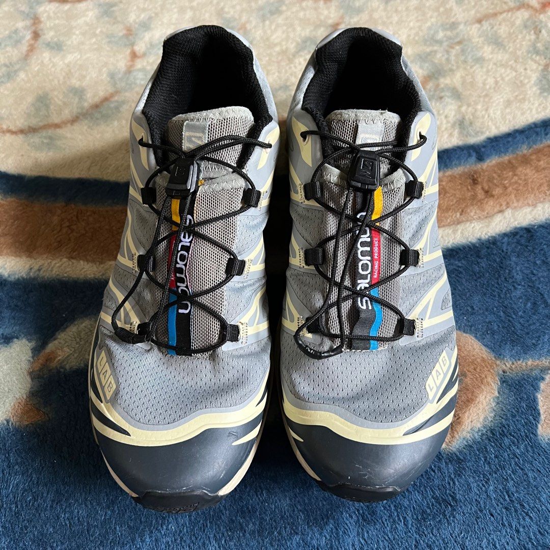 Salomon SLab XT6 Quarry/Bleached Sand/Cumin, Men's Fashion, Footwear